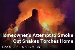 Attempt to Smoke Out Snakes Causes $1M House Fire