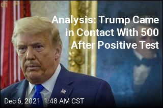 Analysis: Trump Came in Contact With 500 After Positive Test