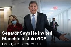 Senator Says He Invited Manchin to Join GOP