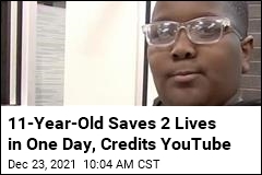 11-Year-Old Saves 2 Lives in One Day, Credits YouTube