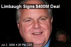 Limbaugh Signs $400M Deal
