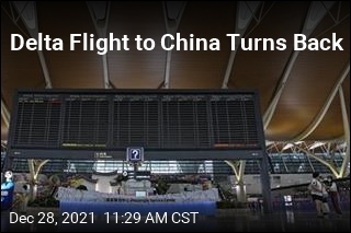 Delta Flight to China Turns Back