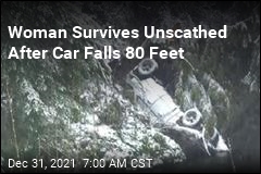 Woman Survives After Car Falls 80 Feet in Washington