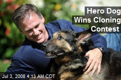 Hero Dog Wins Cloning Contest