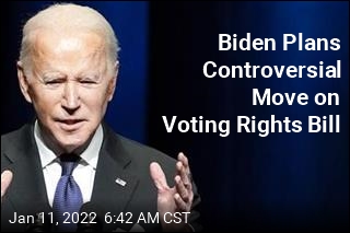 Biden Backs Major Rule Change for Voting Rights Bill