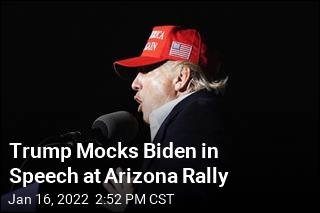 Trump Mocks Biden in Speech at Arizona Rally