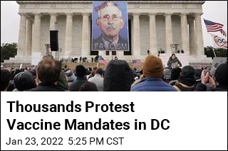 Demonstration on National Mall Denounces Vaccine Mandates