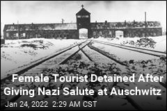 Female Tourist Detained After Giving Nazi Salute at Auschwitz