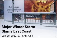 Major Winter Storm Slams East Coast