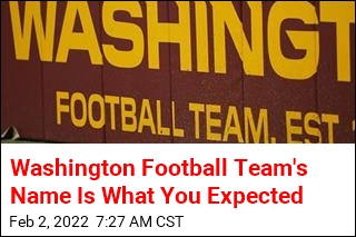 Washington Football Team&#39;s Name Is What You Expected