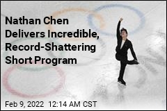 Nathan Chen&#39;s Incredible Short Program Shatters Record