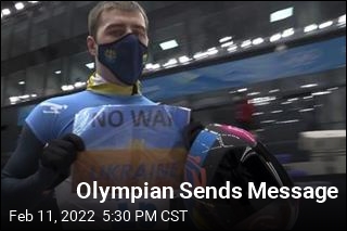Ukrainian Olympian Sends Message of Peace