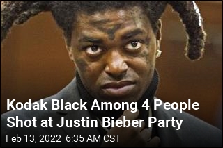 Rapper Kodak Black Is Shot Leaving Justin Bieber Party