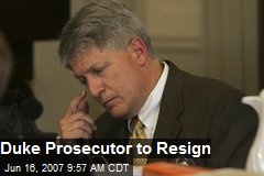 Duke Prosecutor to Resign