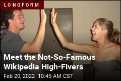 She Tracked Down the Wikipedia High-Fivers