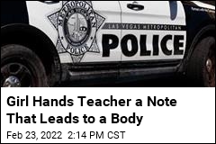 Girl Hands Teacher a Note That Leads to a Body