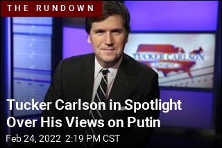 Tucker Carlson in Spotlight Over His Views on Putin