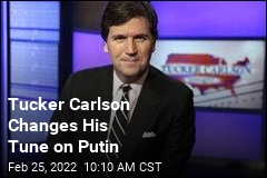 Tucker Carlson Shifts Tone, Blames Putin