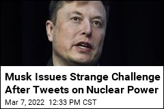 Musk Issues Strange Challenge After Tweets on Nuclear Power