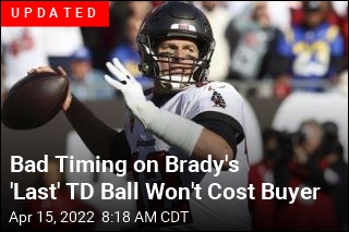 Tom Brady's Un-Retirement Came Hours After 'Final TD Ball' Sold for $518K