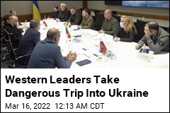 For First Time Since Invasion, Western Leaders Visit Ukraine