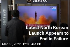 Latest North Korean Launch Apparently Failed
