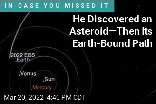 He Discovered an Asteroid&mdash;Then Its Earth-Bound Path