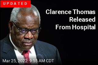 Clarence Thomas Hospitalized With Flu-Like Symptoms