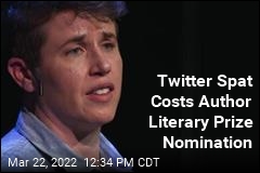 Twitter Spat Costs Author Literary Prize Nomination