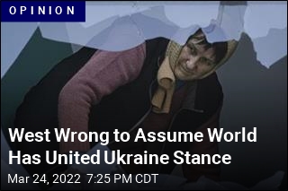 West Is Wrong to Assume World&#39;s Backing on Ukraine