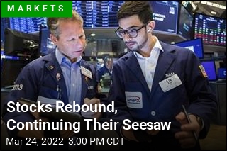 Stocks Rebound, Continuing Their Seesaw