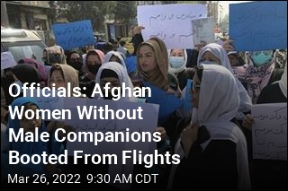 Officials: Taliban Barring Women Without &#39;Guardians&#39; From Flights