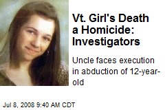 Vt. Girl's Death a Homicide: Investigators