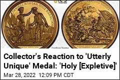On the Auction Block, an &#39;Utterly Unique&#39; Gold Medal