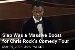 After Slap, Sales Soared for Chris Rock&#39;s Comedy Tour