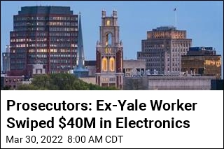 Prosecutors: Ex-Yale Worker Swiped $40M in Electronics