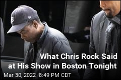 What Chris Rock Said at First Show Since &#39;The Slap&#39;