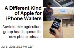 A Different Kind of Apple for iPhone Waiters
