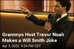 Grammys Host Trevor Noah Makes a Will Smith Joke