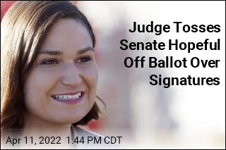 Judge Tosses Senate Hopeful Off Ballot Over Signatures