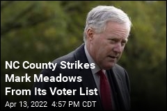 NC County Strikes Mark Meadows From Its Voter List