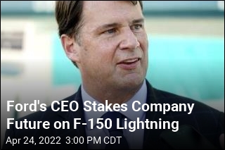 Ford&#39;s CEO Stakes Company Future on F-150 Lightning