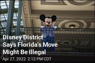 Disney District Says Florida&#39;s Move Might Be Illegal