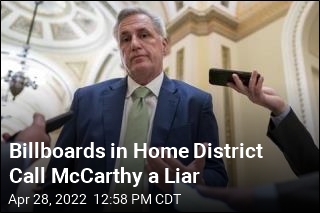 Billboards in Home District Call McCarthy a Liar