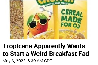Tropicana Apparently Wants to Start a Weird Breakfast Fad