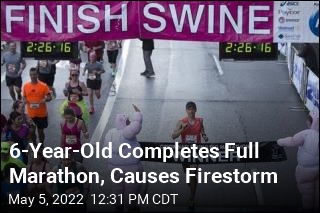 6-Year-Old Completes Full Marathon, Causes Firestorm