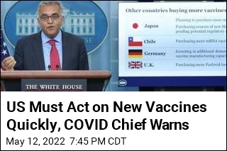 US Must Act on New Vaccines Quickly, COVID Chief Warns