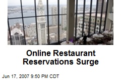 Online Restaurant Reservations Surge