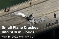 Small Plane Crashes Into SUV in Florida
