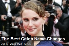 The Best Celeb Name Changes